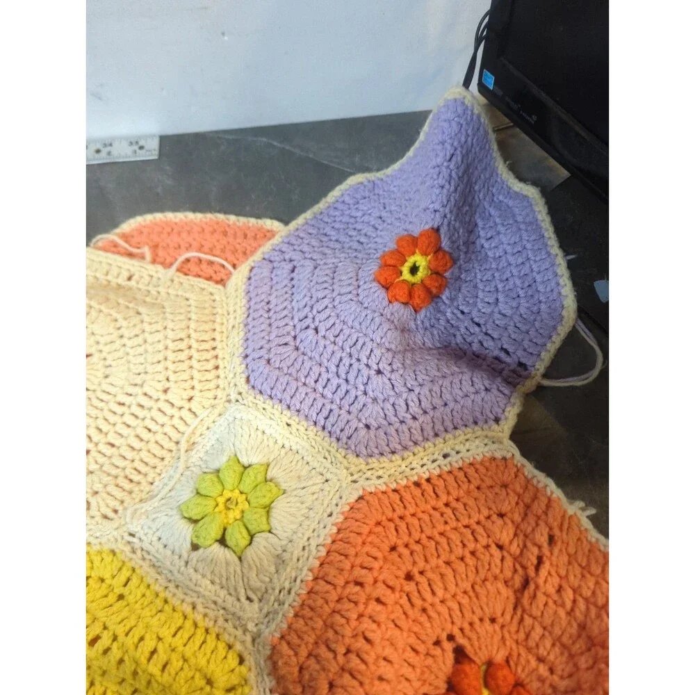 Handmade vintage knitted